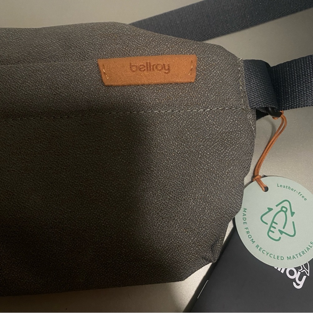 NWT Bellroy Sling Mini Sling, Belt and Crossbody Bag in Limestone - Picture 12 of 16